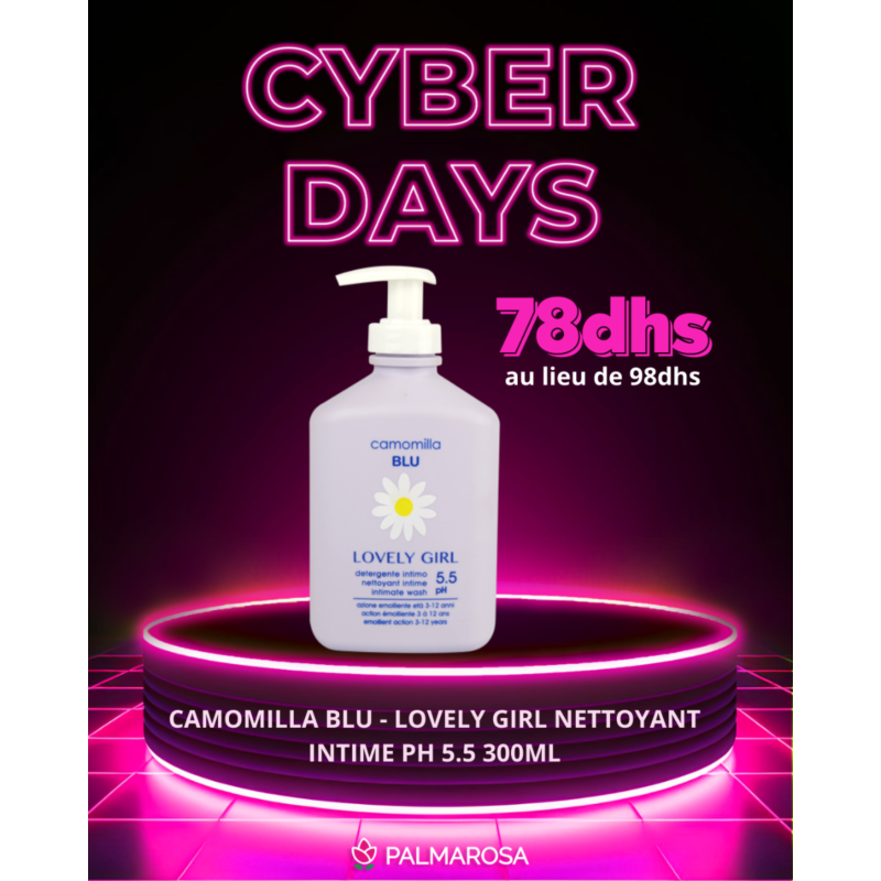 CAMOMILLA BLU - LOVELY GIRL  NETTOYANT INTIME PH 5.5 300ML