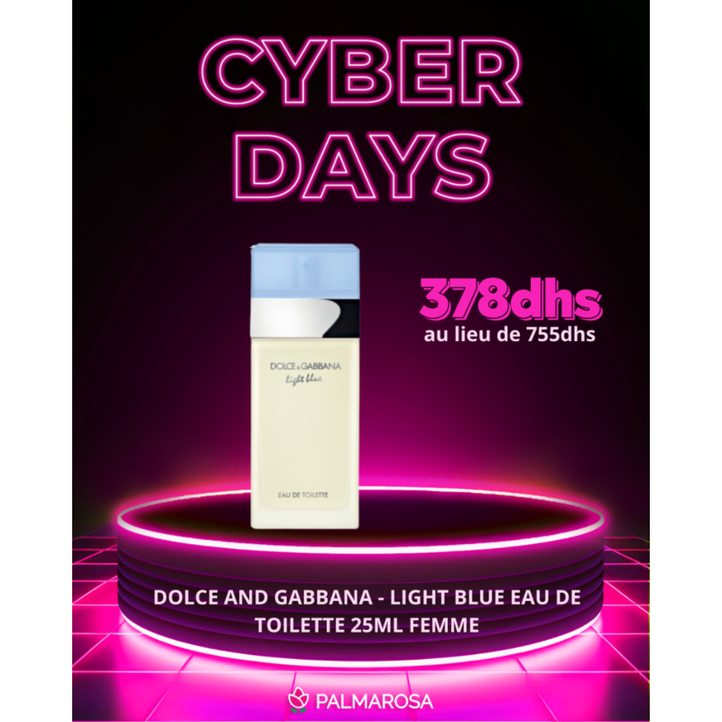DOLCE AND GABBANA - LIGHT BLUE EAU DE TOILETTE 25ML