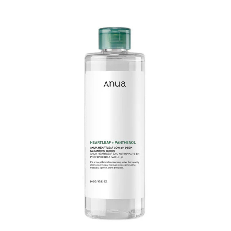 ANUA - HEARTLEAF LOW PH DEEP CLEANSING WATER 500ML