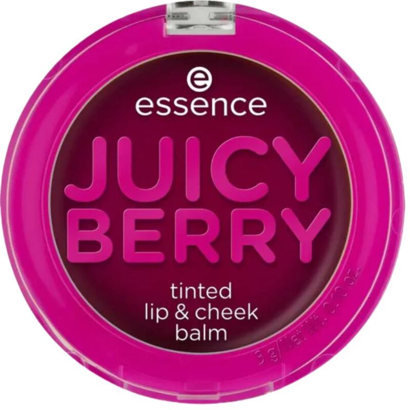 ESSENCE - JUICY BERRY VIOLET COLOUR LIP & CHEEK BALM, 3 G