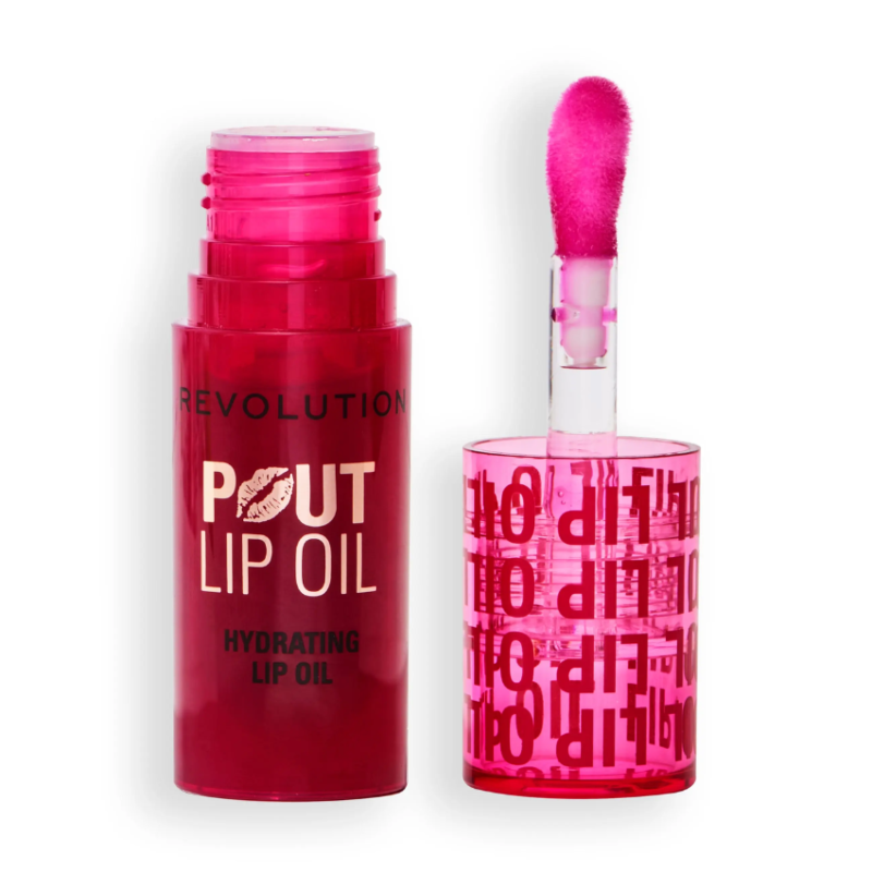 REVOLUTION - POUT LIP OIL CHERRY RED